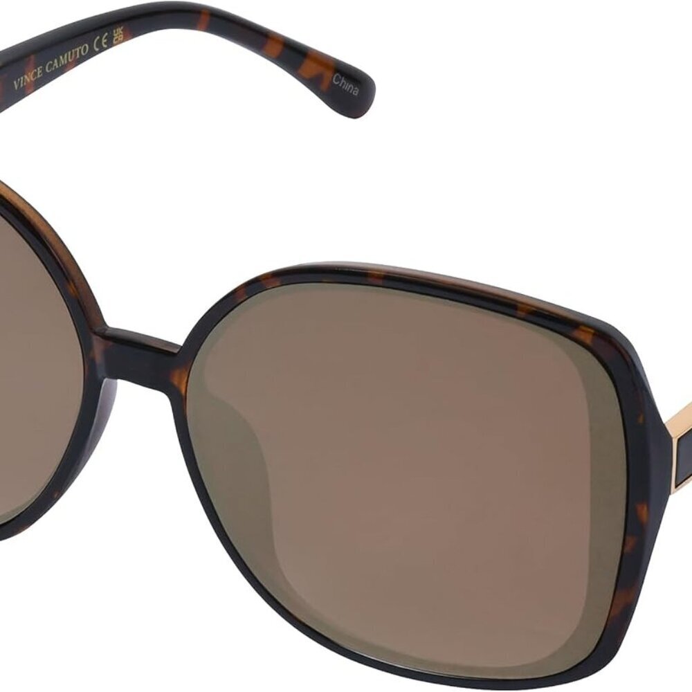 Women's Square Sunglasses Tortoise Uv Protection Impact-Resistant Polycarbonate